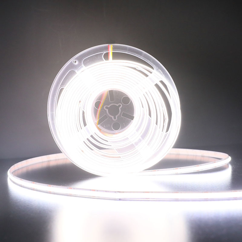 DC24V COB CCT Tunable White LED Strip 608Chips/m, Narrower Beam Angle DC24V COB CCT Tunable White LED Strip 608Chips/m, Narrower Beam Angle